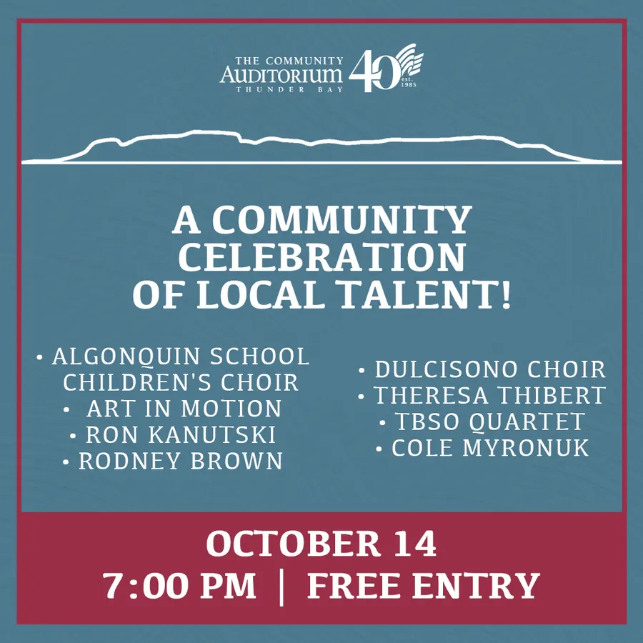 A Community Celebration of Local Talent
