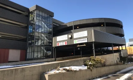 Victoriaville parkade, one of the city parking destinations in this guide.